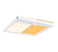 Panneau d'extérieur LED Lamina Backlight Détecteur de mouvement crépusculaire (IR) favorable aux insectes IP44 carré 250x47mm Tunable Warm 14W 920lm 230V Blanc Matière plastique Blanc G