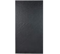Panneau d'habillage mural de douche - U-TILE - 200 x 90 cm en pierre naturelle graphite noir