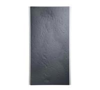 Panneau d'habillage mural MARMOX résine imitation ardoise couleur gris ardoise