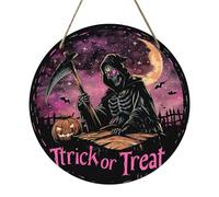 Panneau d'Halloween pour porte d'entrée - Crochet de sorcière pour porche | Panneau en bois pour Halloween dans l'appartement, le lieu de travail, la chambre, le couloir, le jardin, l'entrée, la salle