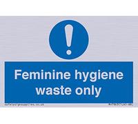 Panneau d'hygiène féminine - 75 x 50 mm - A8L