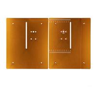 Panneau d'insertion de table de défonceuse CNC compatible T60 avec finition anodisée offrant une longue durée de vie