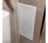 Panneau d'inspection imperméable pour salle de bain - Porte d'accès pour rampe - 40 x 50 cm - Trappe de réparation durable avec poignée - Solution d'accès facile