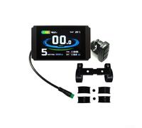 Panneau d'instruments LCD de vélo électrique, pour contrôleur KT LCD8HU Ebike Display 24 V 36 V 48 V étanche connecteur USB suivi kilométrage