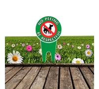 Panneau d'interdiction de de chien - d'avertissement de cour en aluminium étanche, marqueur de protection de pelouse résistant aux intempéries | Tableau d'affichage extérieur Durable de 30