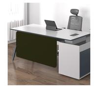 Panneau d'intimité acoustique universel pour postes de travail assis-debout (80 x 160 cm), cloisons de bureau à monter au-dessus du bureau (noir, 80 x 60 cm)