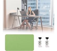 Panneau d'intimité mural de 91,4 cm de haut pour bureau et postes de travail assis, 60 cm de haut, vert pour une meilleure confidentialité de l'espace de travail