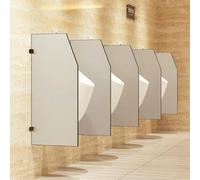 Panneau d'intimité pour urinoir en acier inoxydable pour toilettes publiques avec supports sécurisés pour une meilleure hygiène et t pour homme