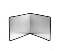 Panneau d'isolation thermique résistant aux hautes températures pour cuisinière à gaz de cuisine, garde votre cuisine propre et sans graisse avec bouclier déflecteur en acier inoxydable (A)