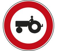 Panneau disque accès interdit véhicules agricoles 850 Ecolign B9d cl1 - NADIA SIGNALISATION - DIS850E1B9d