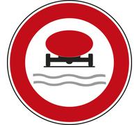 Panneau disque Interdiction Transport Marchandises Polluantes 850 B18b cl1 - NADIA SIGNALISATION - DIS850E1B18b