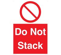 Panneau « Do Not Stack » - 400 x 600 mm - A2P