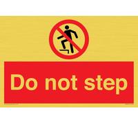 Panneau « Do not step » - 300 x 200 mm - A4L