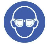 Panneau d'obligation Port de lunettes obligatoire 1 pc(s)