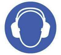 Panneau d'obligation Protection auditive obligatoire 1 pc(s)