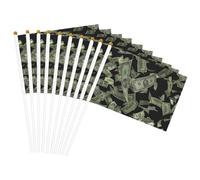 Panneau dollar imprimé drapeau léger pour fêtes, événements, défilés, activités sportives, assemblage facile