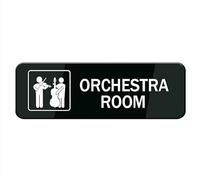 Panneau d'orchestre pour maison (avec ruban adhésif puissant), 25,4 x 7,6 cm de qualité supérieure durable pour la maison et le bureau, panneaux en acrylique pour porte d'entrée/mur/fenêtre