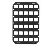 Panneau d'organisation Molle Portable, Sac à Dos Rigide, avec Base d'adaptation QLS (3 Types), pour Pochette Tactique IFAK, Support d'étui de Pistolet (8x12.5)