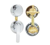 Panneau Douche Laiton 3/4/5 Voies Robinet Mitigeur Eau Chaude et Froide Commutateur Colonne Contrôle Chauffage Mélangeur Vave Inverseur, Cartouche Céramique (Conjoint- Intubation 3 Voies- B)