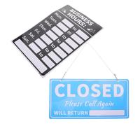 Panneau D'ouverture Magasin en Pvc, Horaires Modifiables, Facile à Poser | Affichage Clair des Heures, Mise à Jour Rapide, pour Vitrine, Porte Bois, Entrée Banque