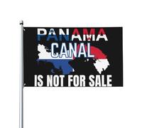 Panneau drapeau « Canal de Panama : pas à vendre » 3 x 5 » J'aime le canal de Panama, pas à vendre, bannière de drapeau, tapisserie pour décoration de chambre, de cour, panneau sans mât