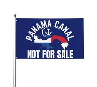 Panneau drapeau « Canal de Panama : pas à vendre » 3 x 5 » J'aime le canal de Panama, pas à vendre, bannière de drapeau, tapisserie pour décoration de chambre, de cour, panneau sans mât