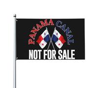 Panneau drapeau « Canal de Panama : pas à vendre » 4 x 6 » J'aime le canal de Panama, pas à vendre, bannière de drapeau, tapisserie pour décoration de chambre, de cour, panneau sans mât