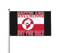 Panneau drapeau « Le Groenland n'est pas à vendre » 2 x 3 cm, « J'aime le Groenland n'est pas à vendre », bannière, tapisserie pour décoration de chambre, de jardin, sans mât
