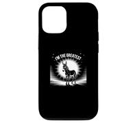 Panneau drôle d'âne « I'm The Greatest Silhouette Proud Donkey » Coque pour iPhone 12/12 Pro