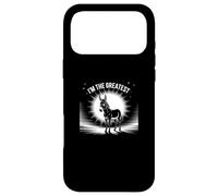 Panneau drôle d'âne « I'm The Greatest Silhouette Proud Donkey » Coque pour iPhone 17 Pro Max