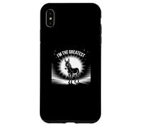 Panneau drôle d'âne « I'm The Greatest Silhouette Proud Donkey » Coque pour iPhone XS Max