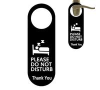 Panneau du cintre de porte ne pas déranger - Veuillez ne pas déranger le panneau - Panneau de porte en acrylique double face - Impression - de porte attrayante pour cabinets d'avocats, spas