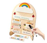 Panneau Du Dernier Jour D’école - Tableau Réutilisable, Tableau D’accessoir