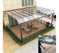 Panneau Durable PC, Plaques pour Toiture en Polycarbonate [Pxkmouy 1.22x14m plaque polycarbonate]Panneau Entièrement Transparent Et Durable, Isolation Phonique et Réduction du Bruit, pour Serre Jardin