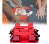 Panneau d'urgence double for le Transport de l'eau et des patients, avec immobilisateur de tête en mousse et ceinture de sécurité, 1 pièce(Head Immobilizer+neck Brace)