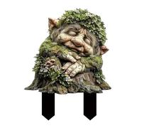 Panneau en acrylique avec piquet 2D « Keep Off The Grass » en acrylique - Décoration de jardin - Panneau de porte personnalisé (vert, 20 x 30 cm)