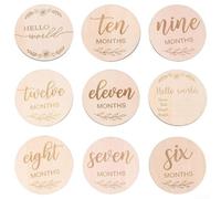 Panneau en bois avec inscription « Share the Joy of Your New Baby »