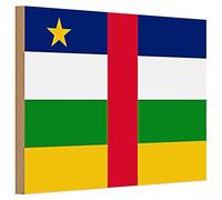 Panneau en bois | Drapeau des îles Caïman | Décoration | 20 cm x 30 cm