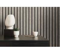 Panneau En Bois Papier Peint Avec Texture Fine - Gris, Noir