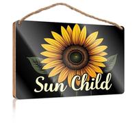 Panneau en bois « Toilet Rules » pour salle de bain Soleil Enfant : Embracing The Warmth Of Life - Décoration de porche d'automne - Cadeaux de jardin (20 x 30 cm)
