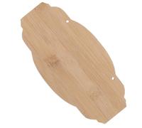 Panneau en Bois Vierge Suspendu en Bambou pour Enseigne Murale | Surface Lisse et Brute, Ton Neutre Rustique, Usage pour Vitrine, Studio et Projets DIY