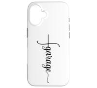 Panneau en Croix Verticale Humoristique pour Garage, Voiture, mécanicien, Mari, Papa Coque pour iPhone 16