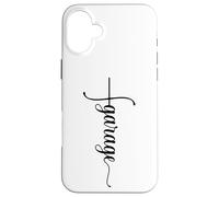 Panneau en Croix Verticale Humoristique pour Garage, Voiture, mécanicien, Mari, Papa Coque pour iPhone 16 Plus