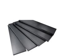 Panneau en fibre de carbone, 1 feuille, épaisseur bande longue 0,2-6 mm, longueur 350-580(1.0x40x530mm)
