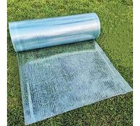 Panneau en fibre de verre durable polycarbonate transparent 0,8 mm d'épaisseur for une isolation imperméable et facile à plier(WxL: 0.6x12m(2x39.4ft))