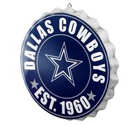 Panneau en m tal vieilli FOCO Dallas Cowboys NFL avec capsule de bouteille