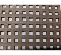 Panneau en MDF plaqué noyer avec trou carré découpé au laser 8 mm Dimensions 1800 mm x 600 mm x 4 mm d'épaisseur Fabriqué au Royaume-Uni