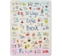 Panneau en Métal 50 Façons De Faire Une Pause Prendre Un Bain Écouter De La Musique Aller Au Bord De l'eau Regarder Entreprise Signes en Métal Personnalisé pour Décoration Murale Salle Bain S