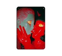 Panneau en métal abstrait néon vintage pour pub, club, café, bar, maison, décoration murale, affiche rétro 20 x 30 cm