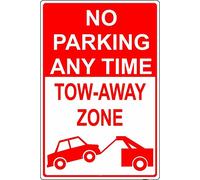 Panneau en métal avec inscription « Warning Metal Signs Do Not Drag The Area at Any Time » - 20,3 x 30,5 cm